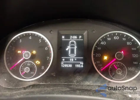 2013 Volkswagen Tiguan S/Se/Sel из США, поврежденный, VIN WVGBV7AX7DW538417